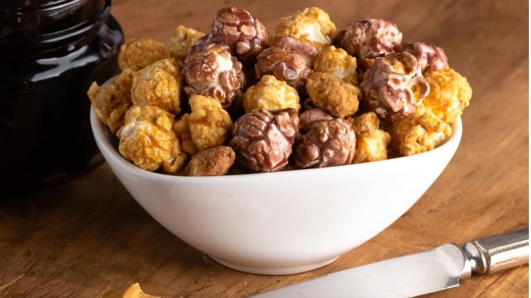 Palomitas con cacahuate