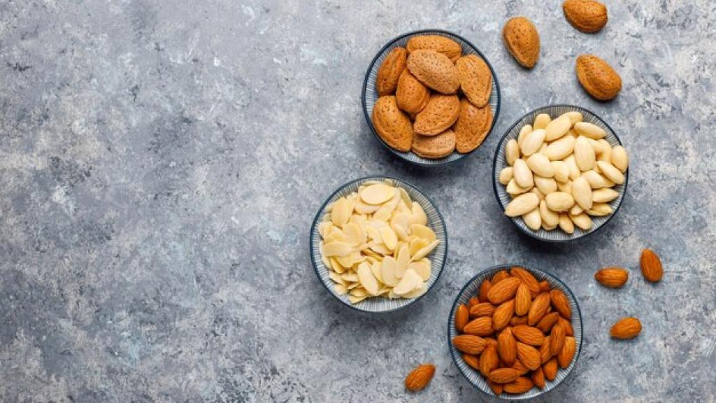 Almendras tostadas con especias 